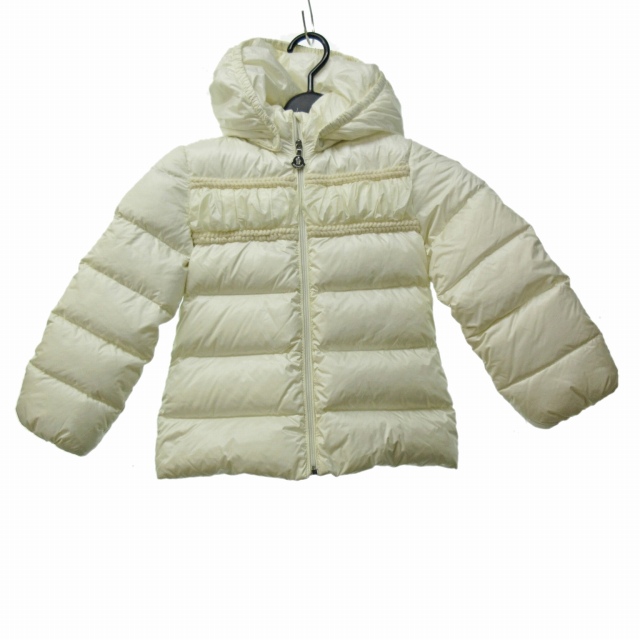 モンクレール MONCLER AUDRINE ダウンジャケット コート フード付き 白 