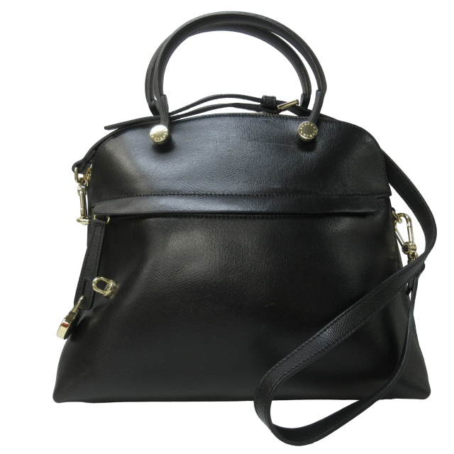 フルラ FURLA 美品 2WAY パイパー ハンドバッグ ショルダーバッグ 斜め 