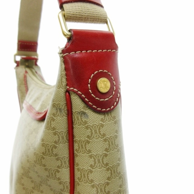 セリーヌ CELINE マカダム柄 ショルダーバッグ 総柄 ロゴ PVC 切替 