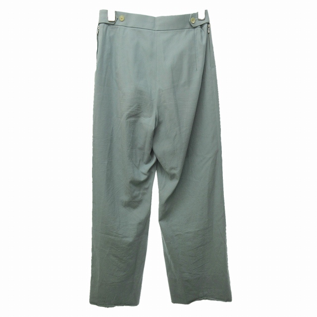 AURALEE 薄緑 スラックスSLACKS Auralee Light Cotton Wool Viyella Slacks Black – Très Bien