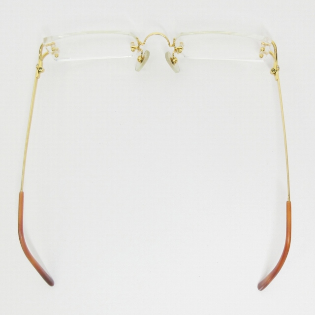 カルティエ　リムレス　ツーポイント　サングラス Cartier カルティエ サングラス メガネ ツーポイント リムレス