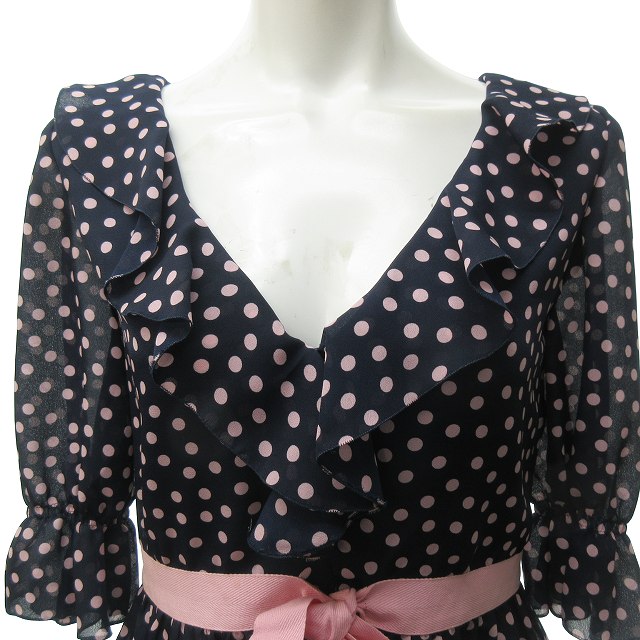 レッド ヴァレンティノ RED VALENTINO 美品 ギャザーワンピース  