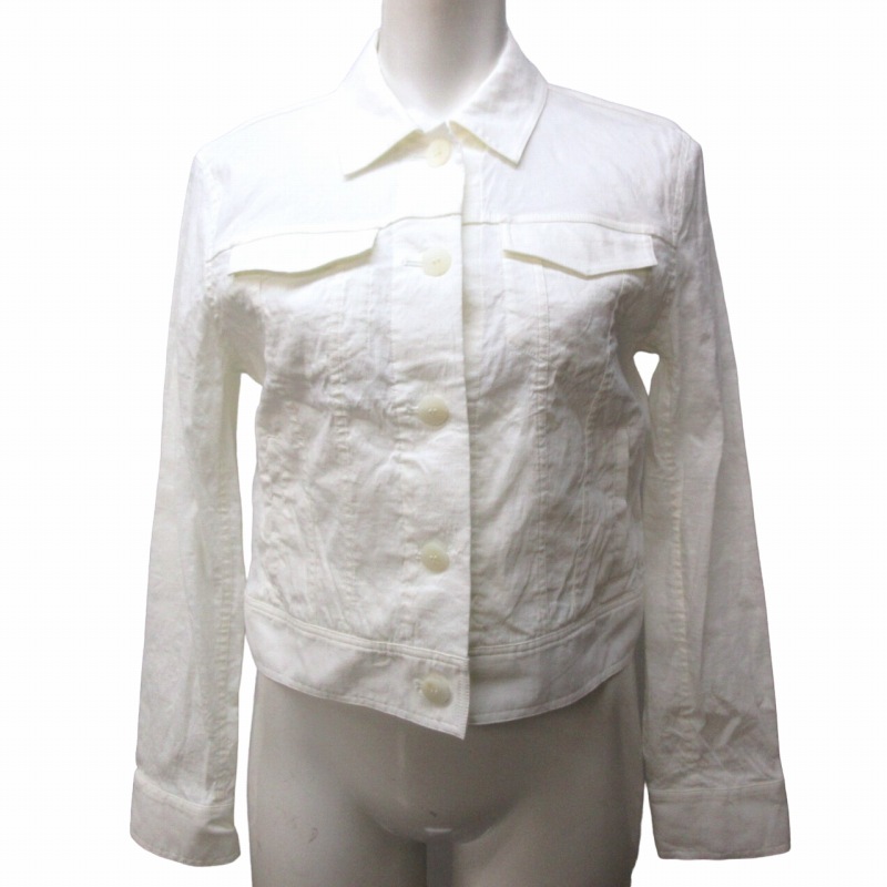 セオリー theory 19SS リネン ジャケット ブルゾン ストレッチ有  