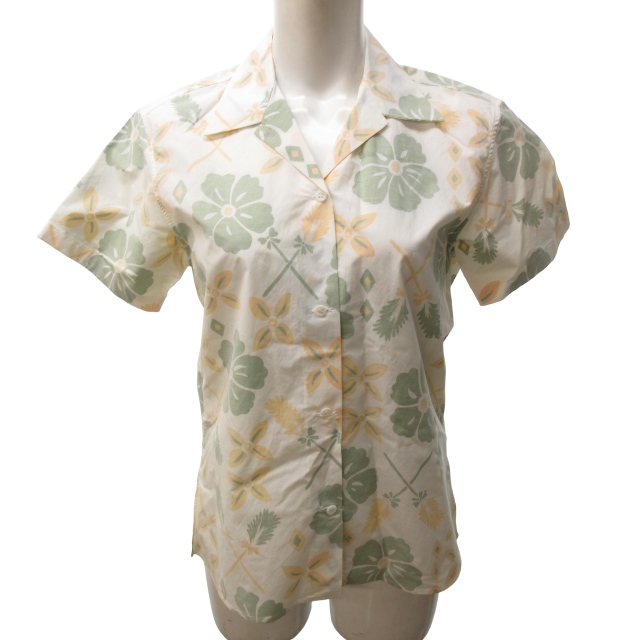 ジルサンダー JIL SANDER 美品 小さいサイズ アロハシャツ 花柄 