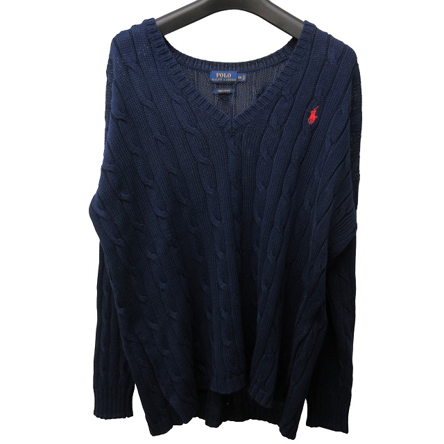ポロ ラルフローレン POLO RALPH LAUREN ケーブル ニット セーター V 