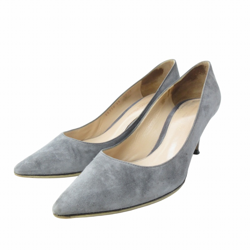 値下げ中】ジャンヴィトロッシパンプスグレーGianvito Rossi