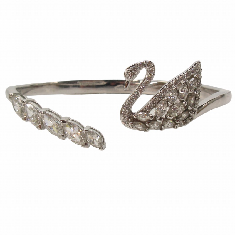【美品】スワロフスキー Swan Lake バングル スワロフスキー SWAROVSKI スワンレイク SWAN LAKE バングル