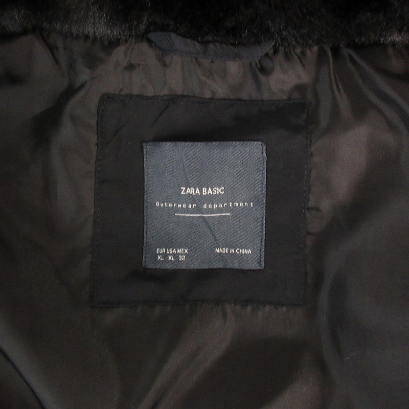 未使用品 ザラ ベーシック ZARA BASIC タグ付 大きいサイズ ダウン 