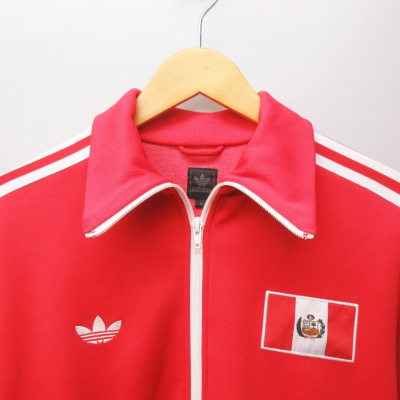 アディダス adidas トラックジャケット ジャージ ロゴ ペルー国旗 