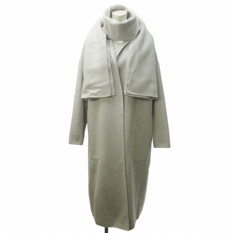 MOGA グレー ロングコート 美品