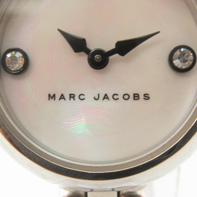 【匿名配送】 マークジェイコブス 時計 MJ3459 スワロフスキー マークジェイコブス 時計 コートニー MJ3459 ホワイト