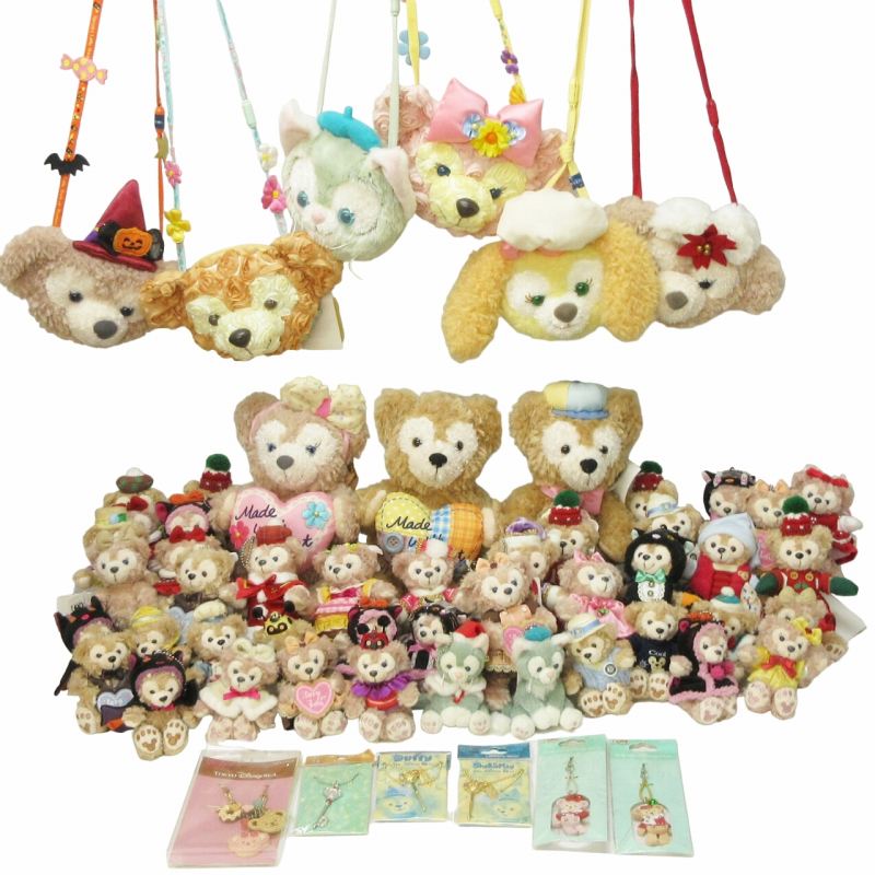ディズニー ダッフィー シェリーメイ ぬいぐるみバッジ （40周年 