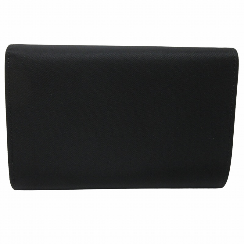 未使用品 プラダ PRADA タグ付き 三つ折り財布 ウォレット ロゴ 三角  