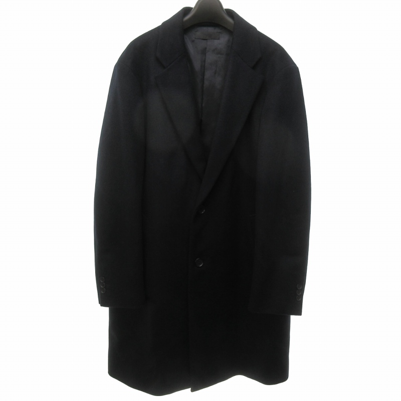 ユニクロ UNIQLO 美品 22AW ウールカシミヤチェスターコート メルトン