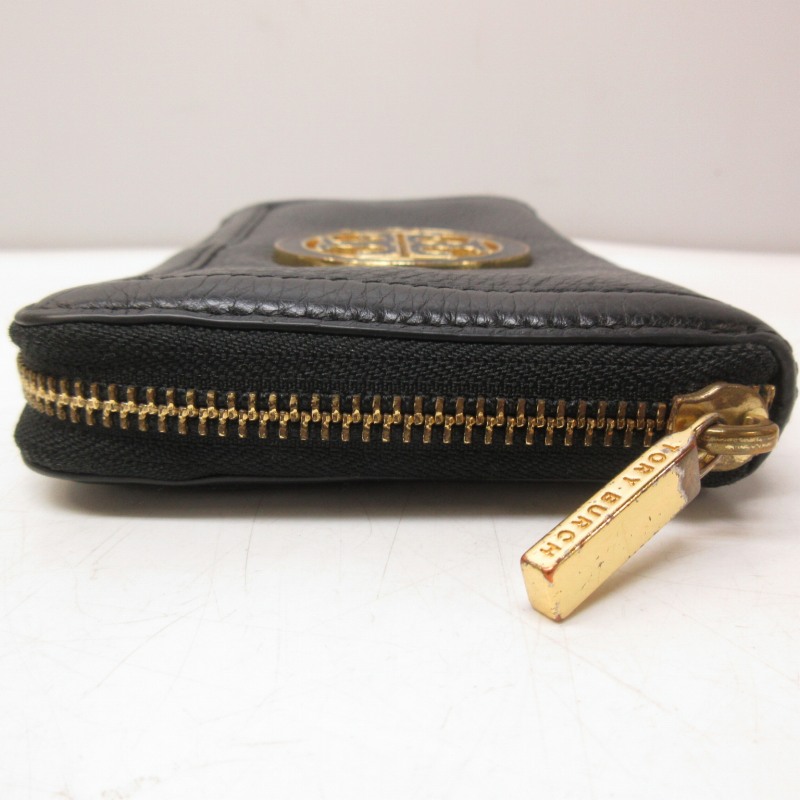 Tory Burch ブラックレザー長財布 TORY BURCH トリーバーチ 長財布(ラウンドファスナー) マグロウ