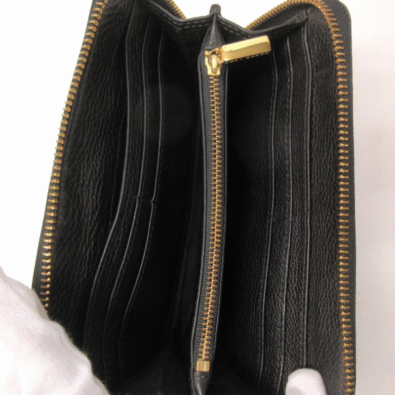 Tory Burch ブラックレザー長財布 TORY BURCH トリーバーチ 長財布(ラウンドファスナー) マグロウ