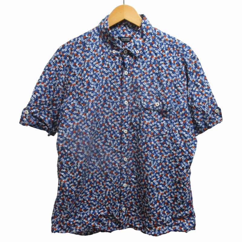 BURBERRY バーバリー BLACK LABEL 花柄 シャツ メンズ バーバリーブラックレーベル BURBERRY BLACK LABEL 花柄