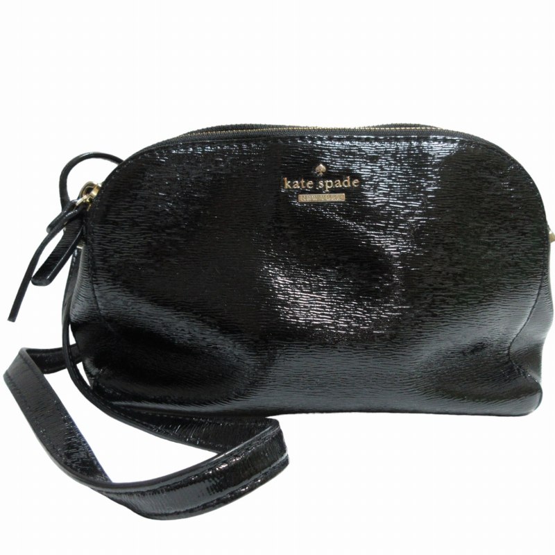 ケイトスペード KATE SPADE ショルダーバッグ エナメルレザー パテント 