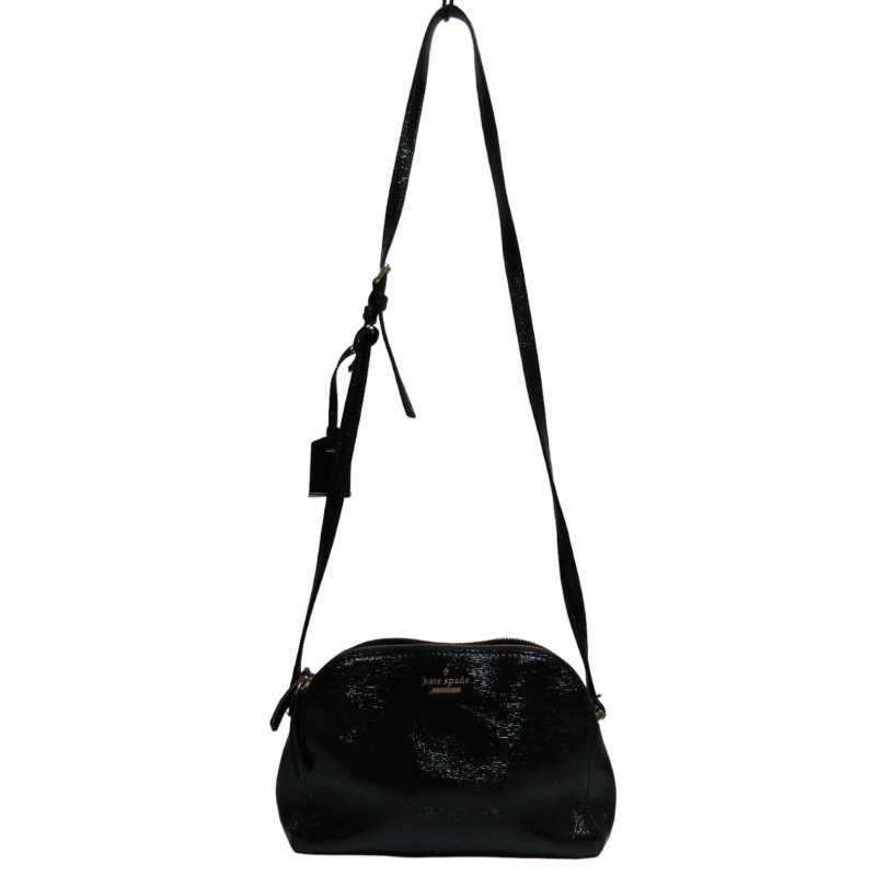ケイトスペード KATE SPADE ショルダーバッグ エナメルレザー パテント 