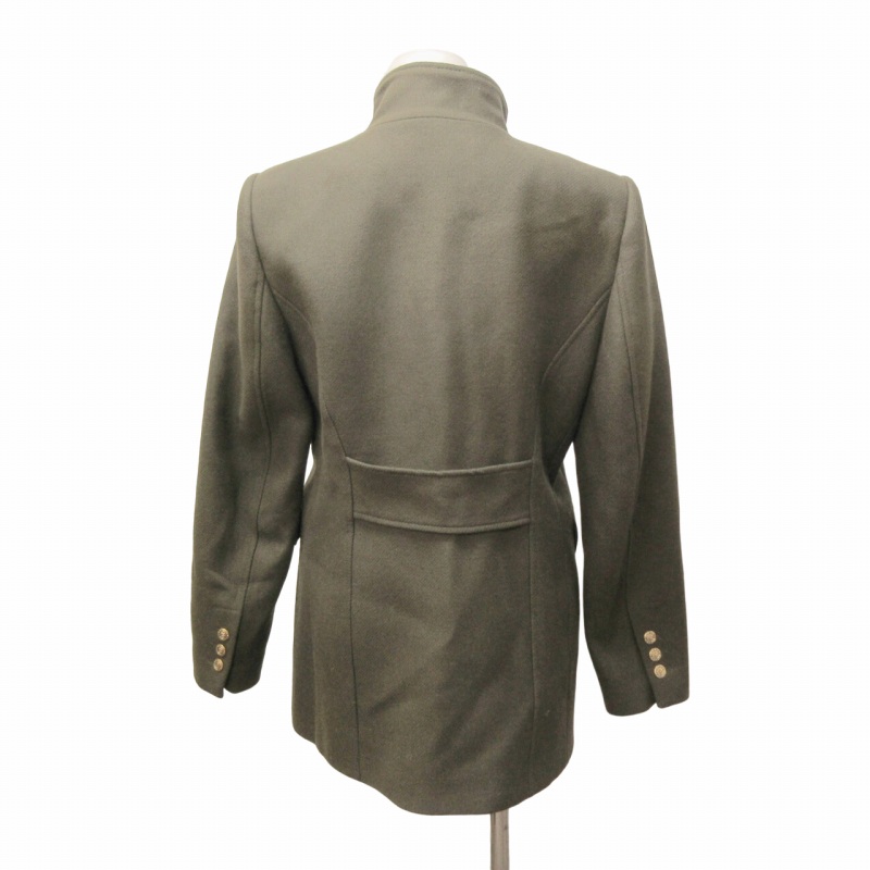 ザラ ZARA 美品 MANTECO生地 ナポレオンコート ジャケット ウール 金