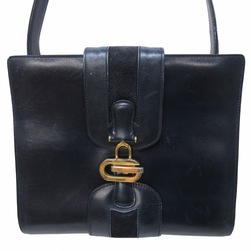 グッチ GUCCI オールドグッチ ヴィンテージ ショルダーバッグ スクエア 