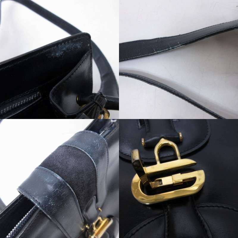 グッチ GUCCI オールドグッチ ヴィンテージ ショルダーバッグ スクエア 