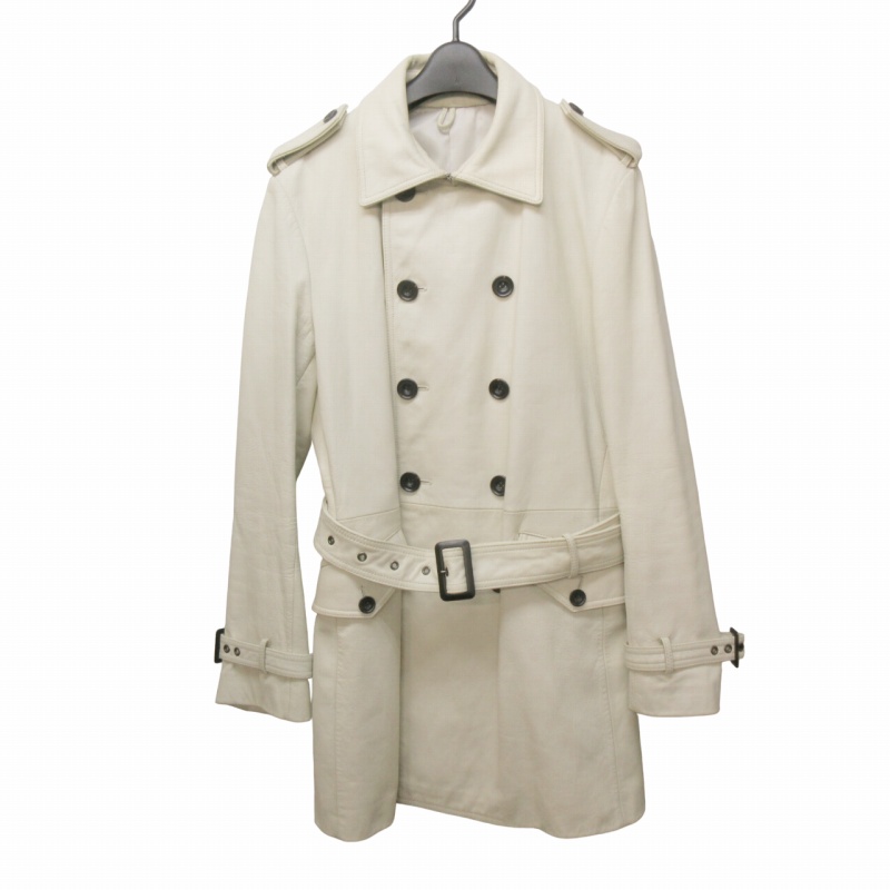 RUPERT EDGE ルパートエッジ トレンチコート サイズL エッジ EDGE ルパート RUPERT レザートレンチコート ジャケット ゴート