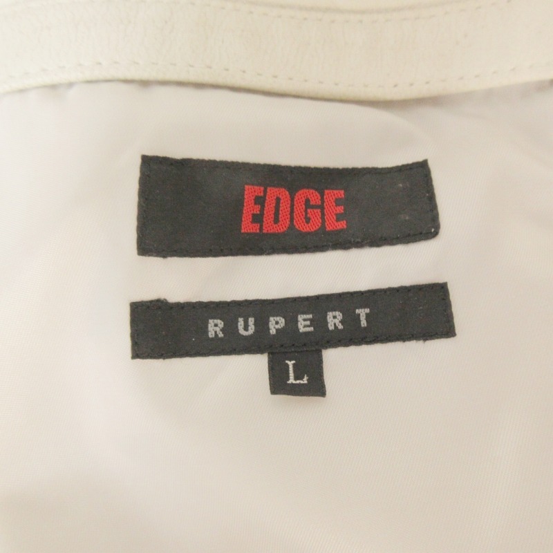 RUPERT EDGE ルパートエッジ トレンチコート サイズL エッジ EDGE ルパート RUPERT レザートレンチコート ジャケット