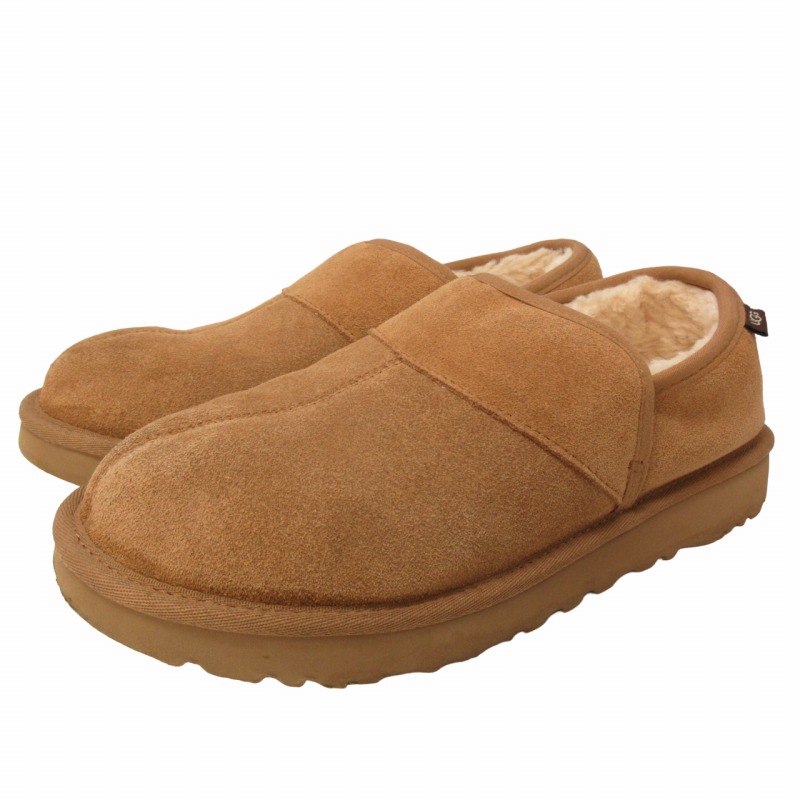 UGG スエードファースニーカー ブラウン UGG スエードファースリッポン ブラウン UGG スエードファースリッポン