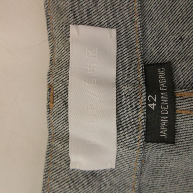 自由区 オンワード樫山 BLUE 23SS 美品 デニムパンツ ジーンズ 