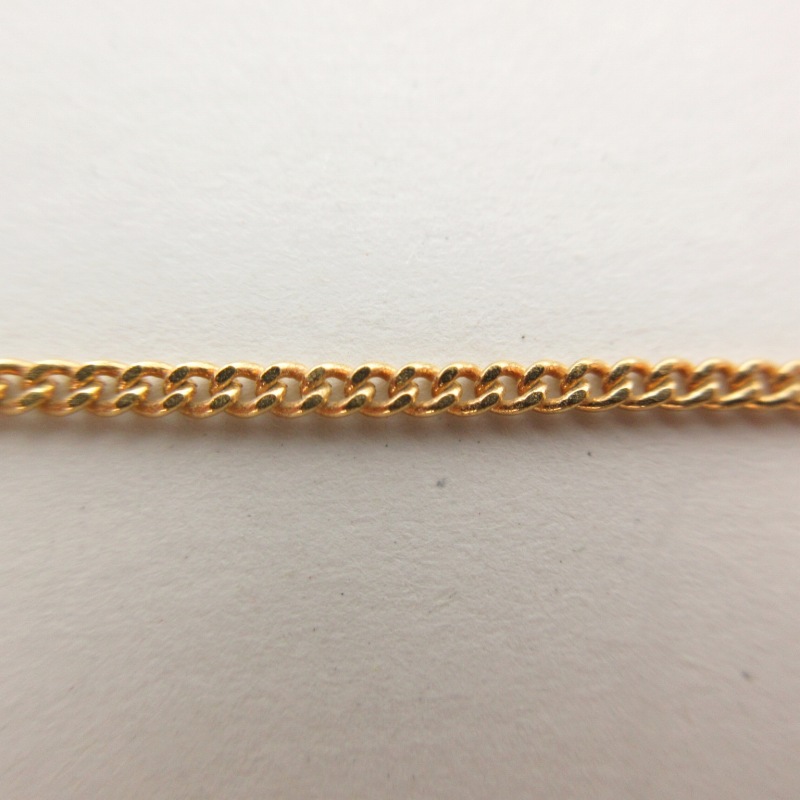 クレージュ　オール18金ゴールドデザインネックレス クレージュ courreges ネックレス ペンダント ロゴ メタル 総