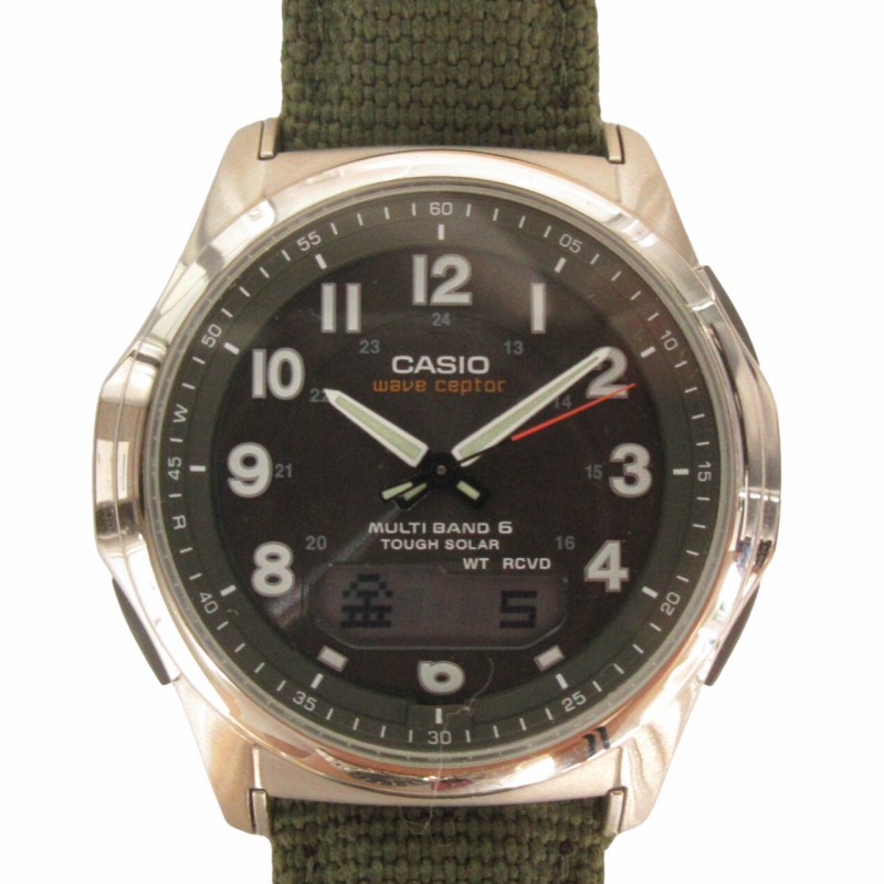 未使用品 カシオ CASIO ウェーブセプター 腕時計 ウォッチ 電波  