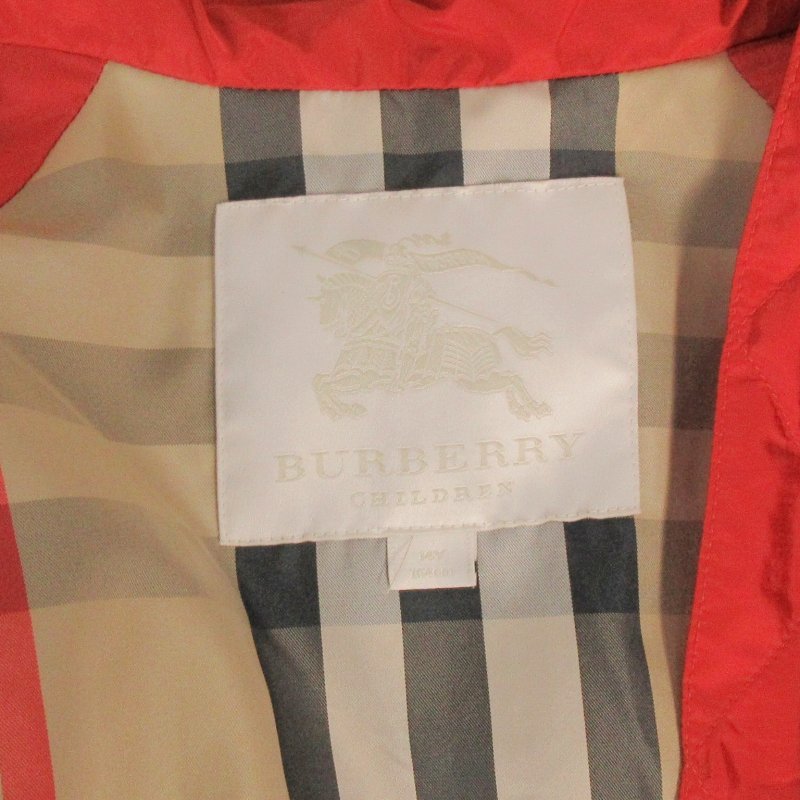 バーバリー チルドレン BURBERRY CHILDREN ナイロン ジャケット