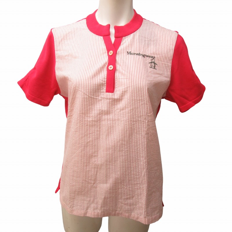 未使用品 マンシングウェア MUNSINGWEAR タグ付き ニット 切替