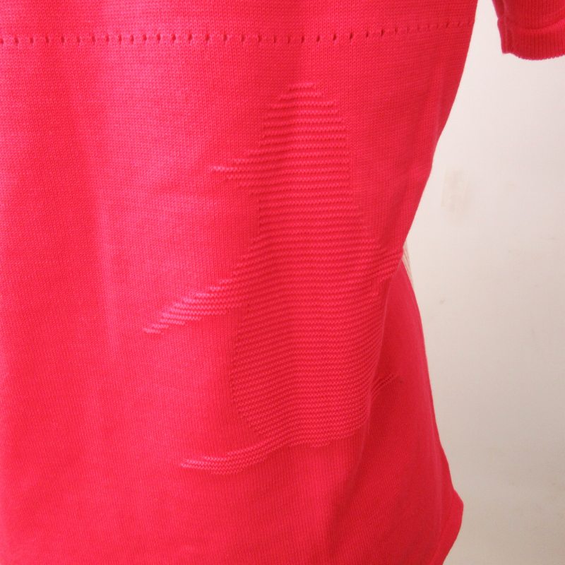 未使用品 マンシングウェア MUNSINGWEAR タグ付き ニット 切替 シャツ