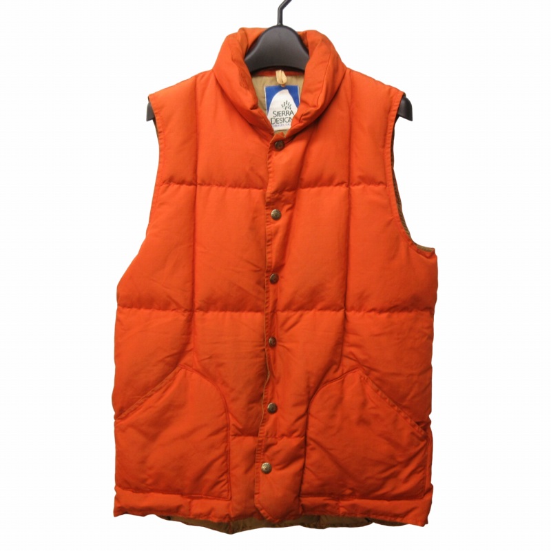 シェラデザイン SIERRA DESIGNS 80s 後期 ヴィンテージ ダウンベスト 
