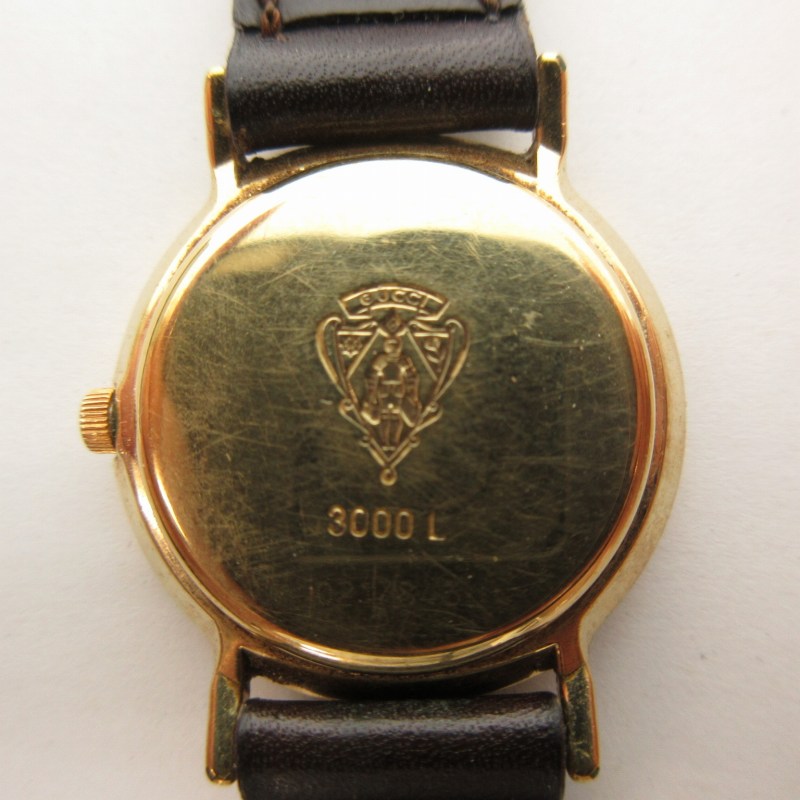 グッチ GUCCI 3000L 腕時計 ウォッチ クォーツ シェリーライン  