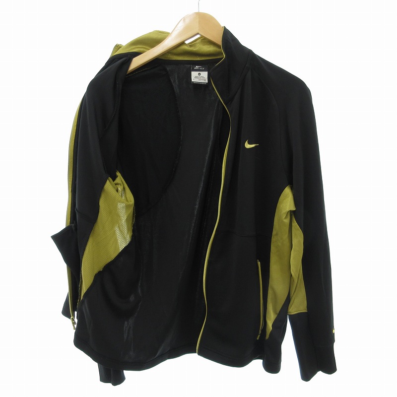 ナイキ NIKE ジャージ トラックジャケット ジップアップ ロゴ XL 黒 
