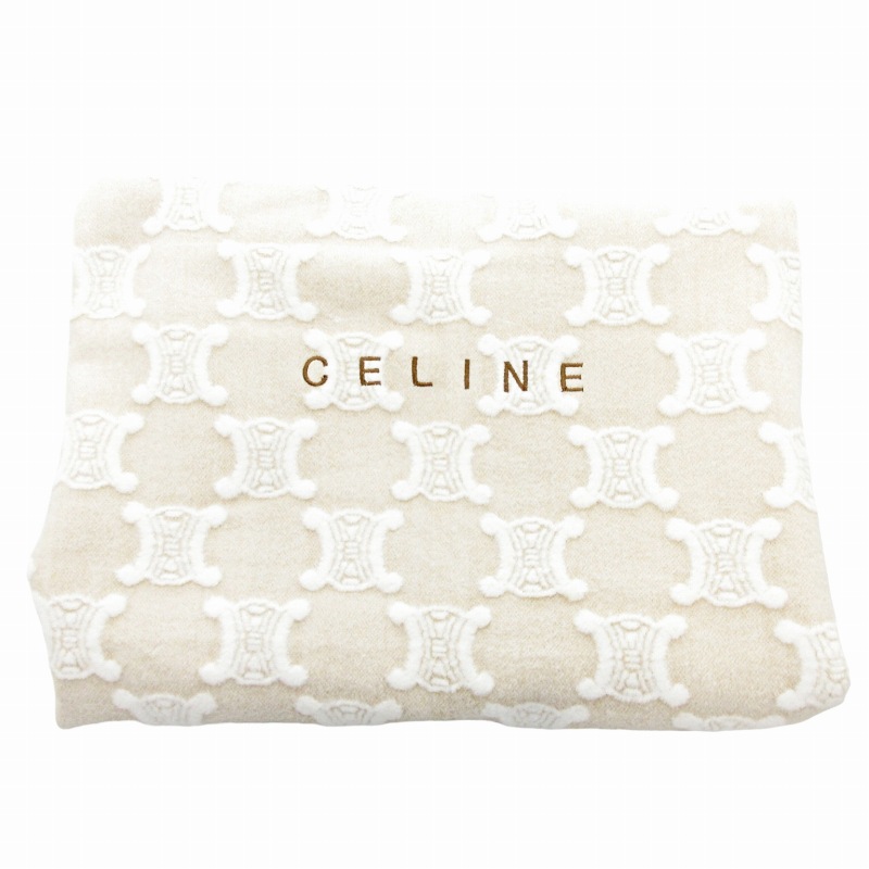 CELINE ＊セリーヌ・綿毛布・ブランケット・マカダム柄・140×200 すかっ