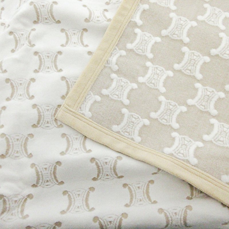 セリーヌ CELINE 箱付き タオルケット ブランケット マカダム柄