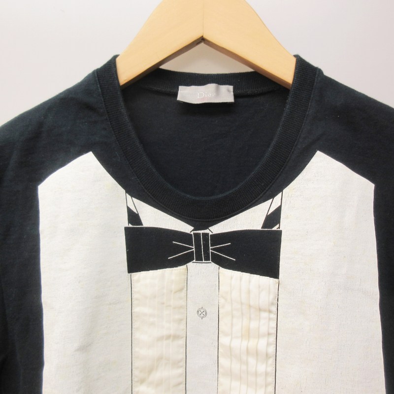 Dior Homme 半袖Tシャツ カットソー ブラック 2008 L Dior Homme 半袖Tシャツ カットソー ブラック 2008 L