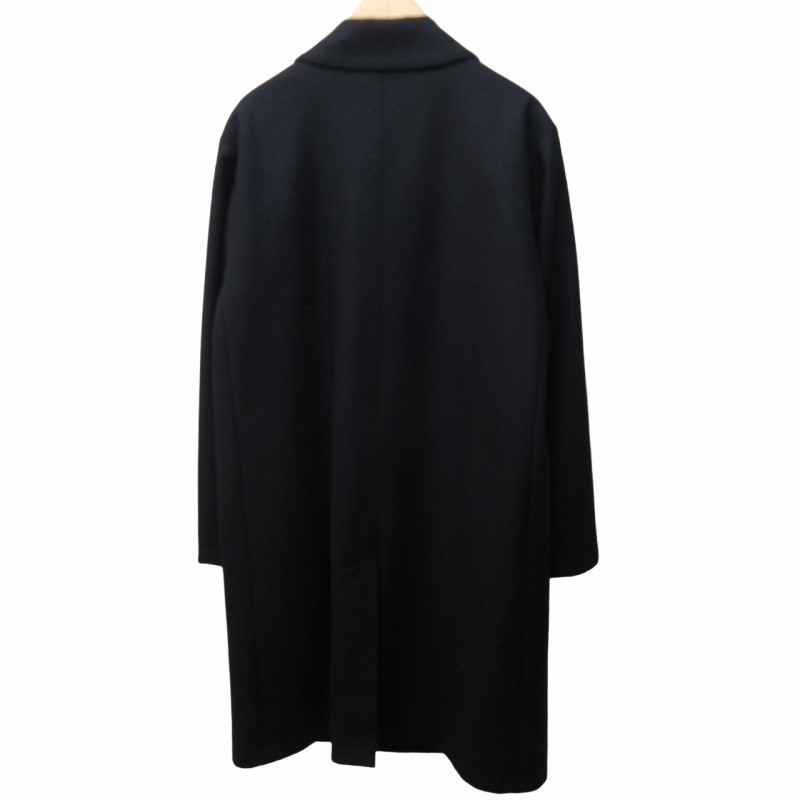 マッキントッシュ ウール ステンカラーコート 36 ネイビー MACKINTOSH