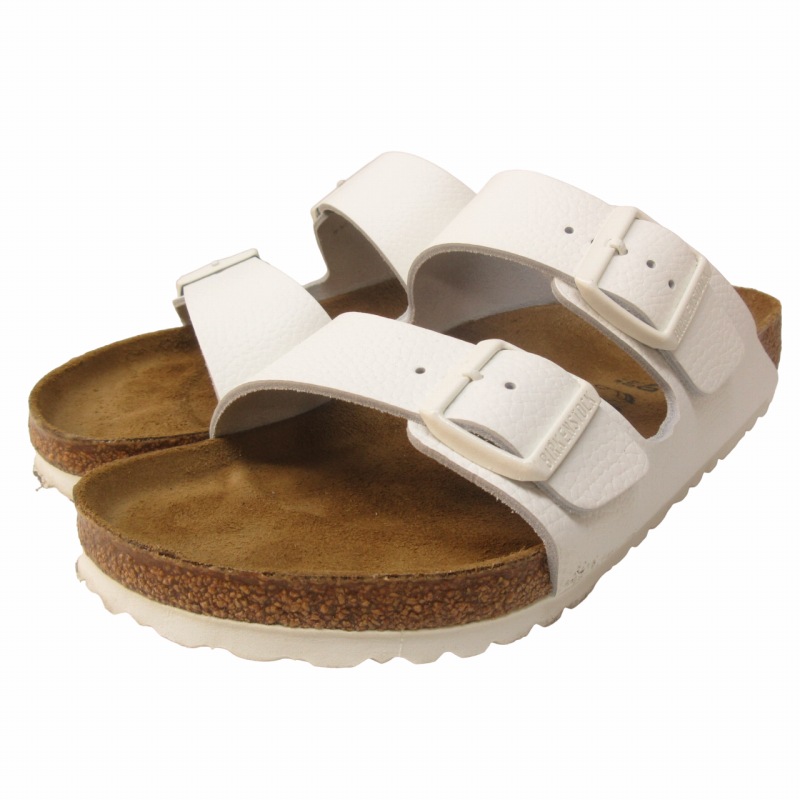 ビルケンシュトック BIRKENSTOCK 美品 アリゾナ BS ナチュラル レザー 