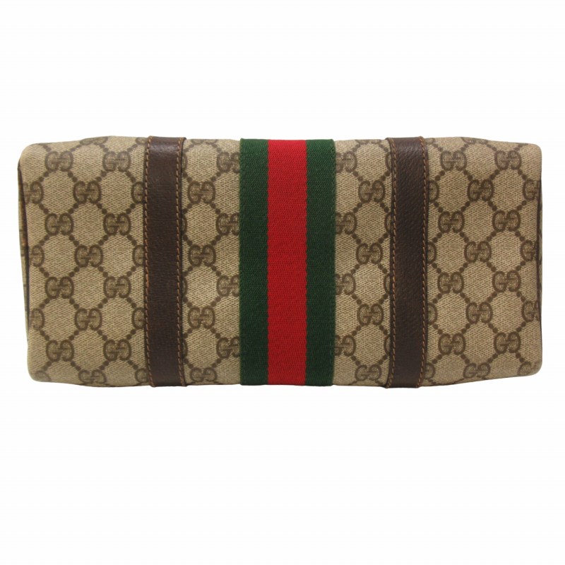オールドグッチ GUCCI ミニボストン ハンドバッグ GGスプリーム