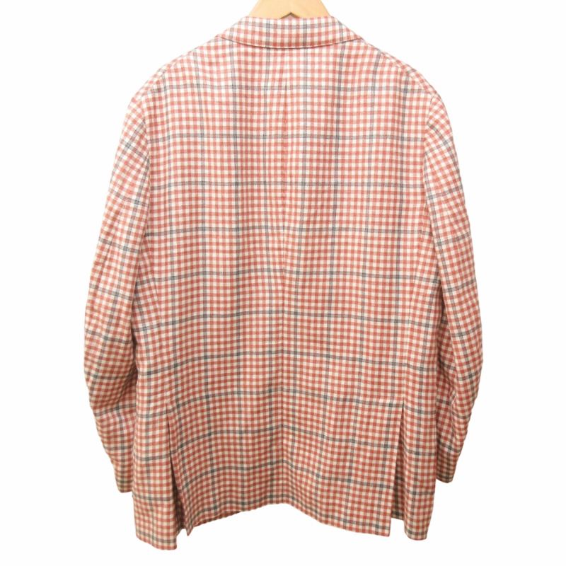 イザイア ISAIA SAILOR テーラードジャケット ブレザー チェック 