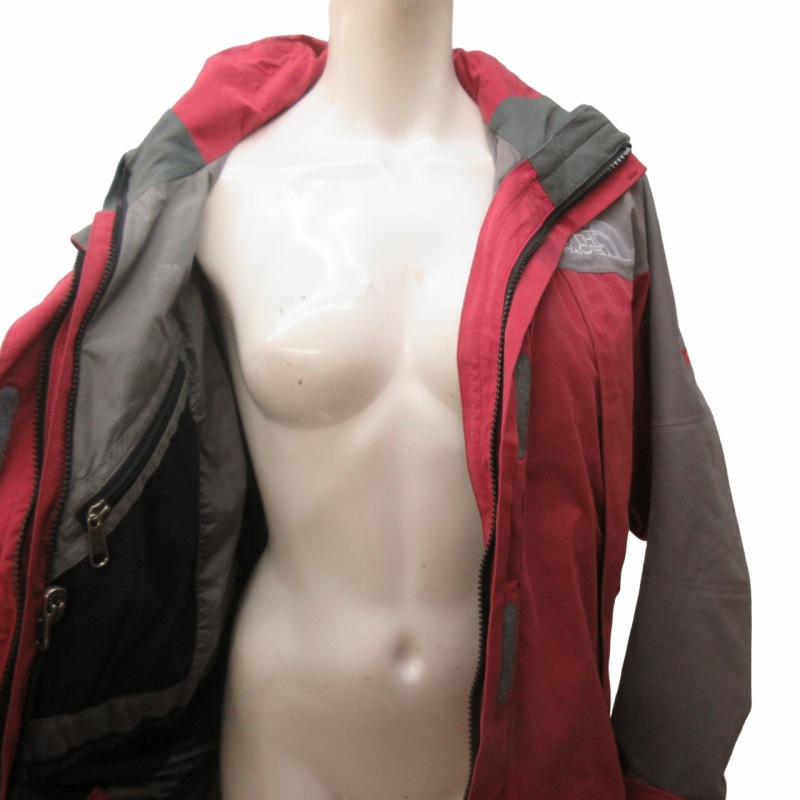 【ノースフェイス】ゴアテックスナイロンパーカー赤レディースNPW61540 NORTHFACE THE NORTH FACE USA/ノースフェイス/海外企画/NYLON MOUNTAIN