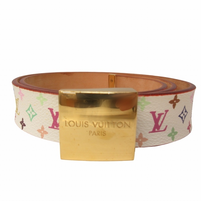ルイヴィトン LOUIS VUITTON サンチュールキャレ モノグラム マルチ  