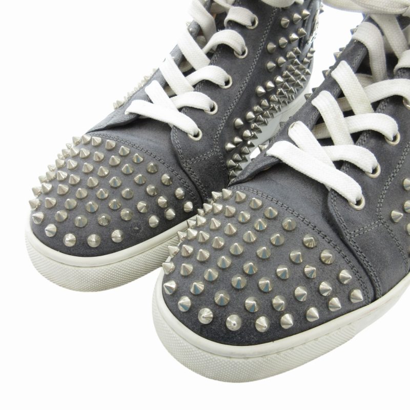 Christian Louboutin スパイクスタッズ ハイカット スニーカー 中古・古着通販】Christian Louboutin (クリスチャン・ルブタン