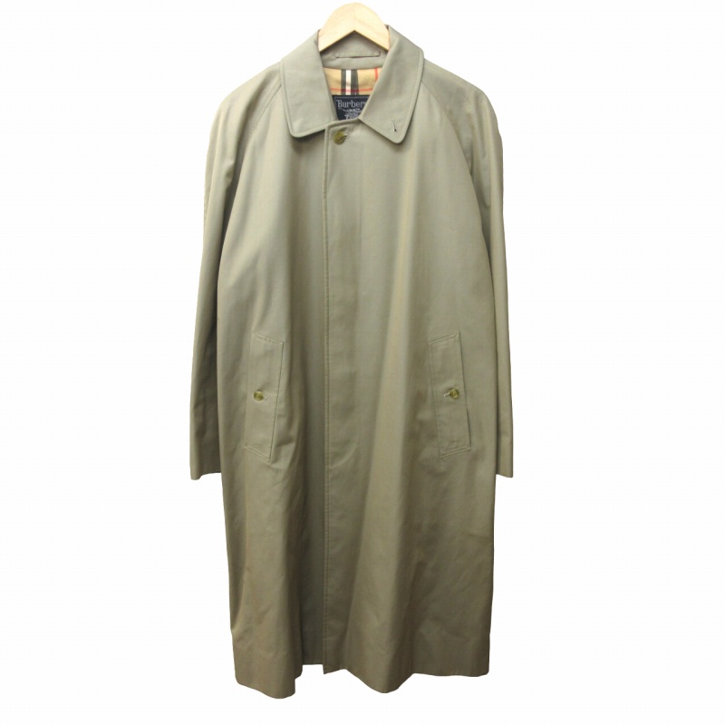 90s ヴィンテージ Burberrys ステンカラーコートノバチェックベージュ