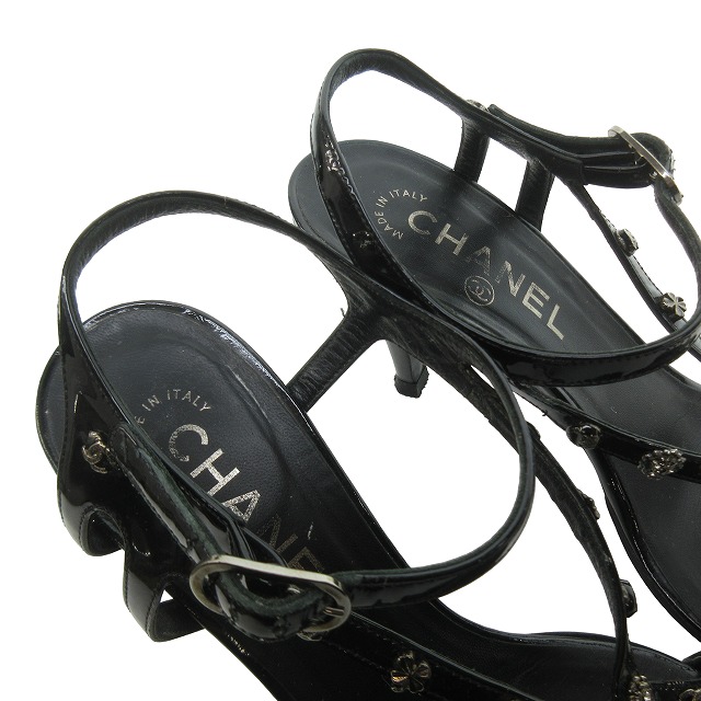 美品　シャネル　サンダル　No.5 美品 シャネル サンダル No.5